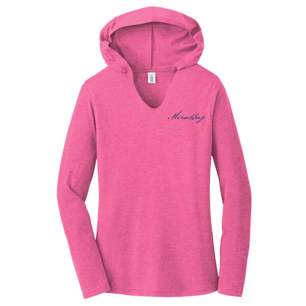 Mira Bay Side Print - Women's Perfect Tri ® Long Sleeve Hoodie Thumbnail