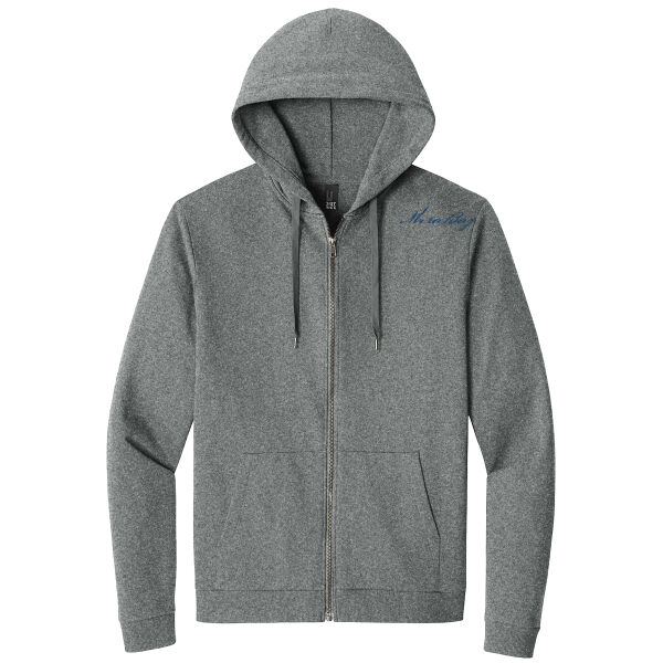 Mira Bay Side Print - Perfect Tri ® Fleece Full Zip Hoodie Thumbnail