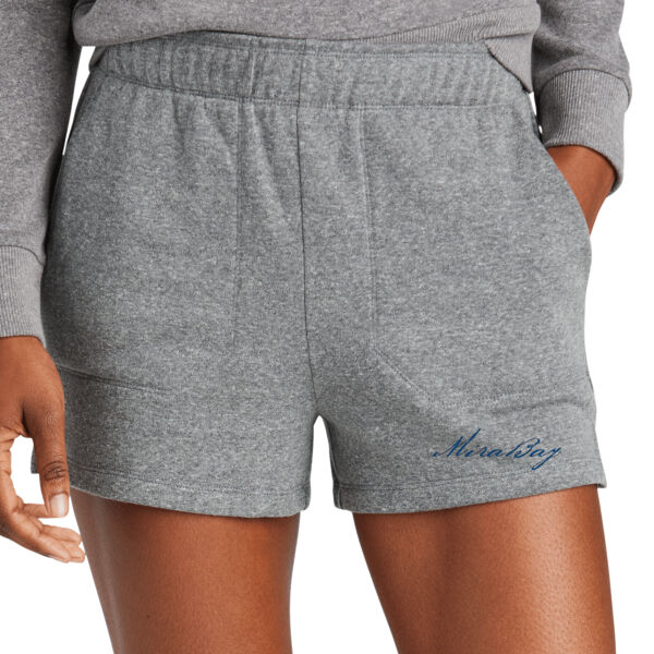 Mira Bay Side Print - Women's Perfect Tri ® Fleece Short Thumbnail