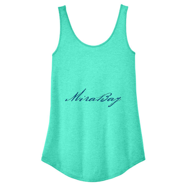 Mira Bay Side Print - Women's Perfect Tri ® Relaxed Tank Thumbnail