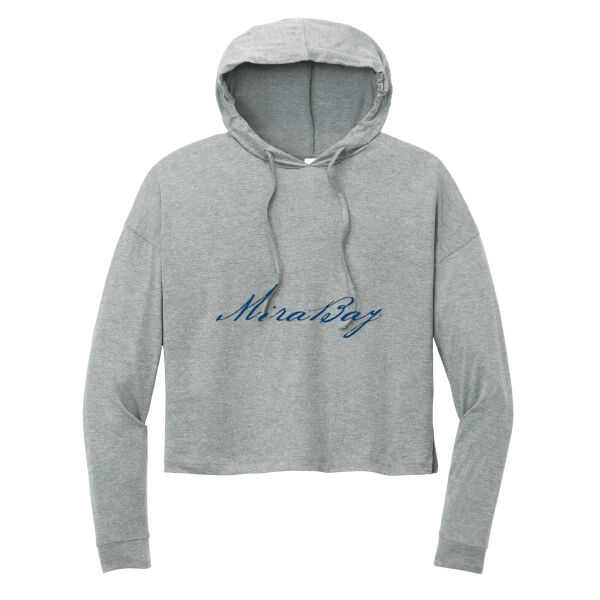 Mira Bay Side Print - Women's Perfect Tri ® Midi Long Sleeve Hoodie Thumbnail