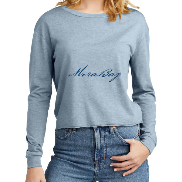 Mira Bay Side Print - Women's Perfect Tri ® Midi Long Sleeve Tee Thumbnail