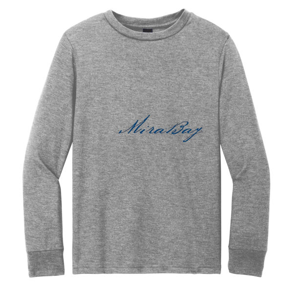 Mira Bay Side Print - Youth Perfect Tri ® Long Sleeve Tee Thumbnail