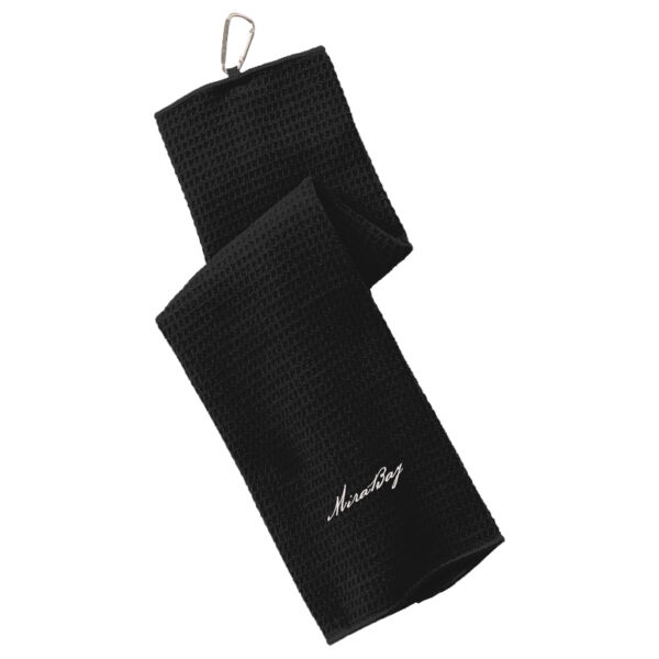 Mira Bay Embroidered - Waffle Microfiber Golf Towel Thumbnail