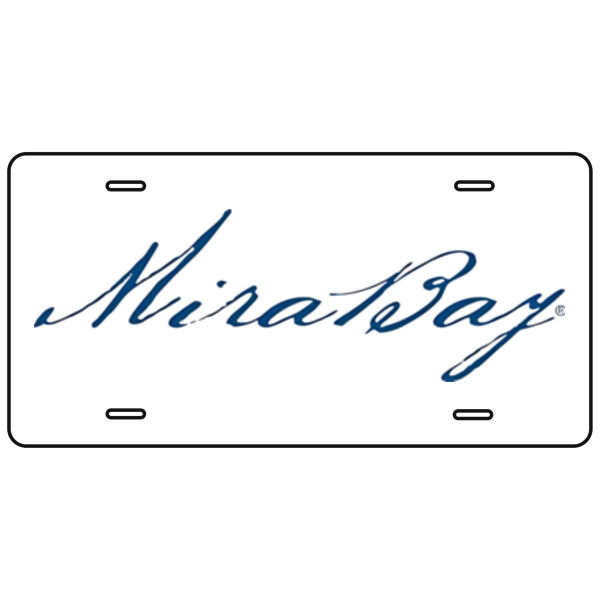 Mira Bay - Aluminum Full Color Printed License Plate Thumbnail