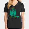 Ladies Core Cotton V-Neck Tee Thumbnail