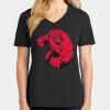 Ladies Core Cotton V-Neck Tee Thumbnail