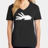 Ladies Core Cotton V-Neck Tee Thumbnail