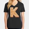 Ladies Core Cotton V-Neck Tee Thumbnail