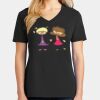 Ladies Core Cotton V-Neck Tee Thumbnail