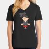 Ladies Core Cotton V-Neck Tee Thumbnail