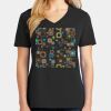 Ladies Core Cotton V-Neck Tee Thumbnail