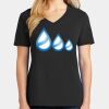 Ladies Core Cotton V-Neck Tee Thumbnail